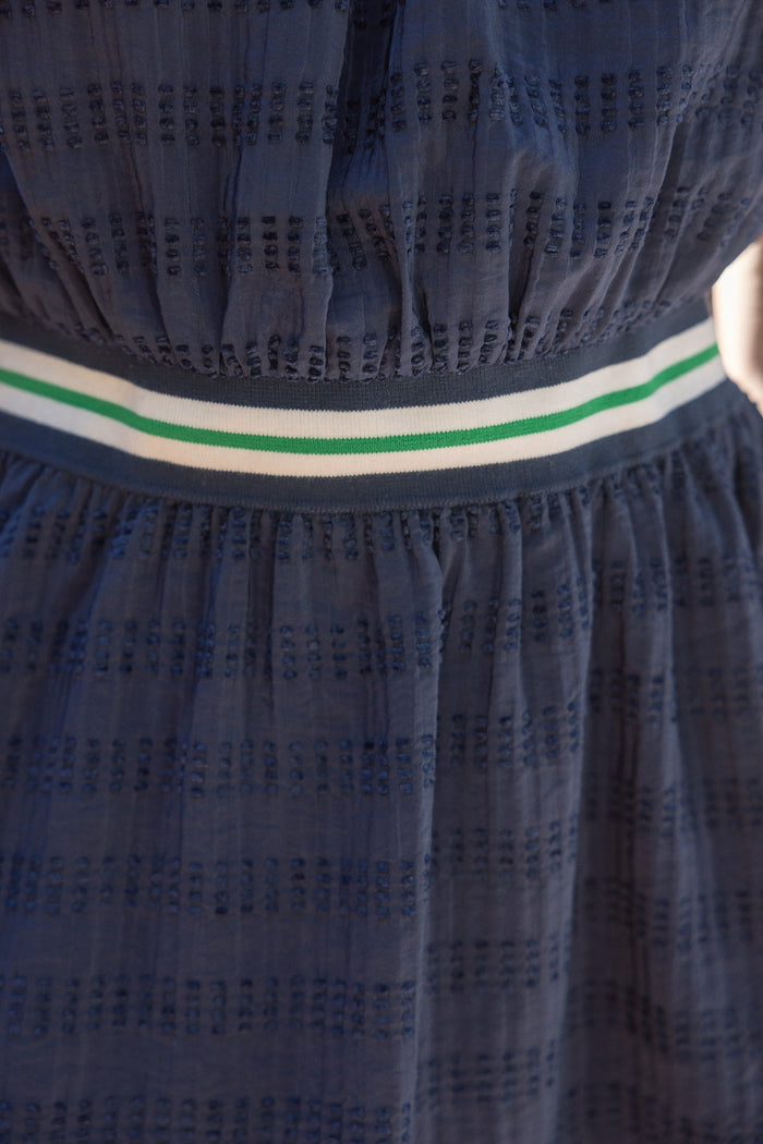 Navy Stripe Detail Tennis Dress | Boutique Elise | Collins Voy