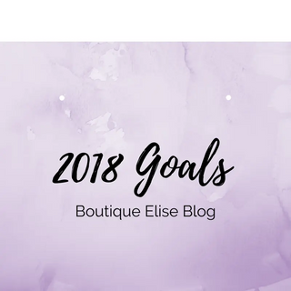2018 Goals