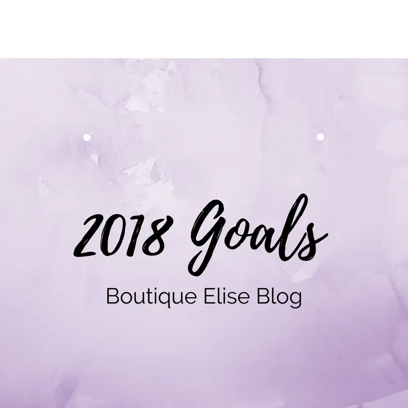 2018 Goals
