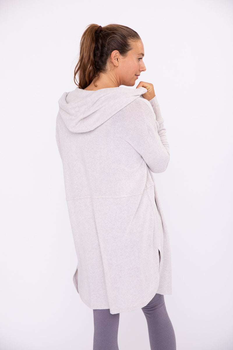 Soft Open Front Hooded Cardigan | Boutique Elise | Sophie Mono b