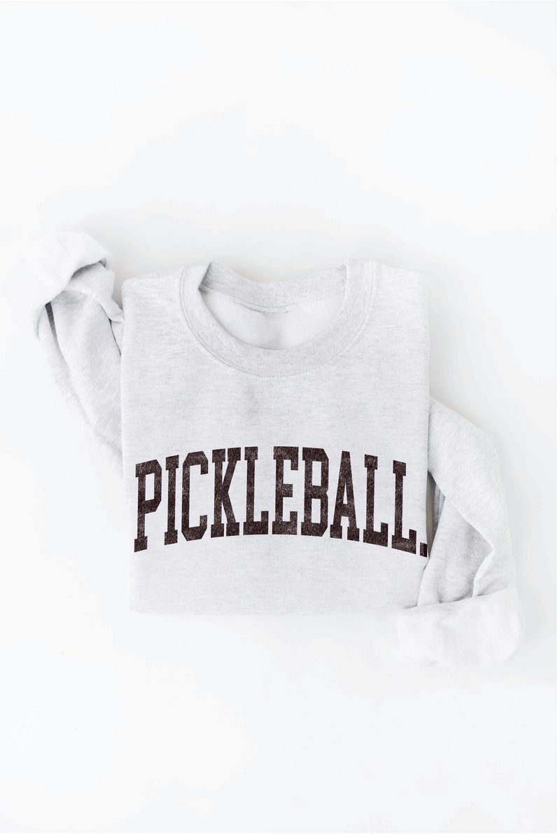 Pickleball Graphic Sweatshirt | Boutique Elise oat collective