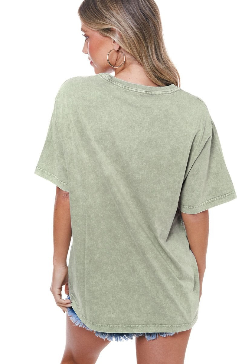 Better Days Ahead Green Graphic Tee | Boutique Elise zutter