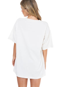 Pink Bow Graphic Tee | Boutique Elise zutter