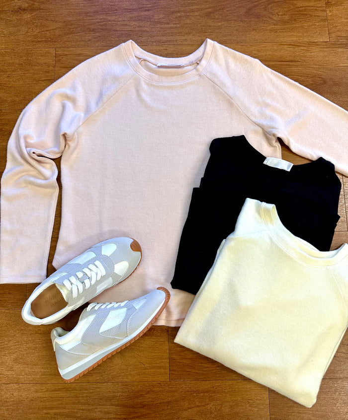 Dusty Pink Soft Long Sleeve Top | Boutique Elise | Lynn Hyfve