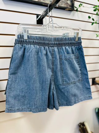 Denim Washed Skort | Laney cozy casual