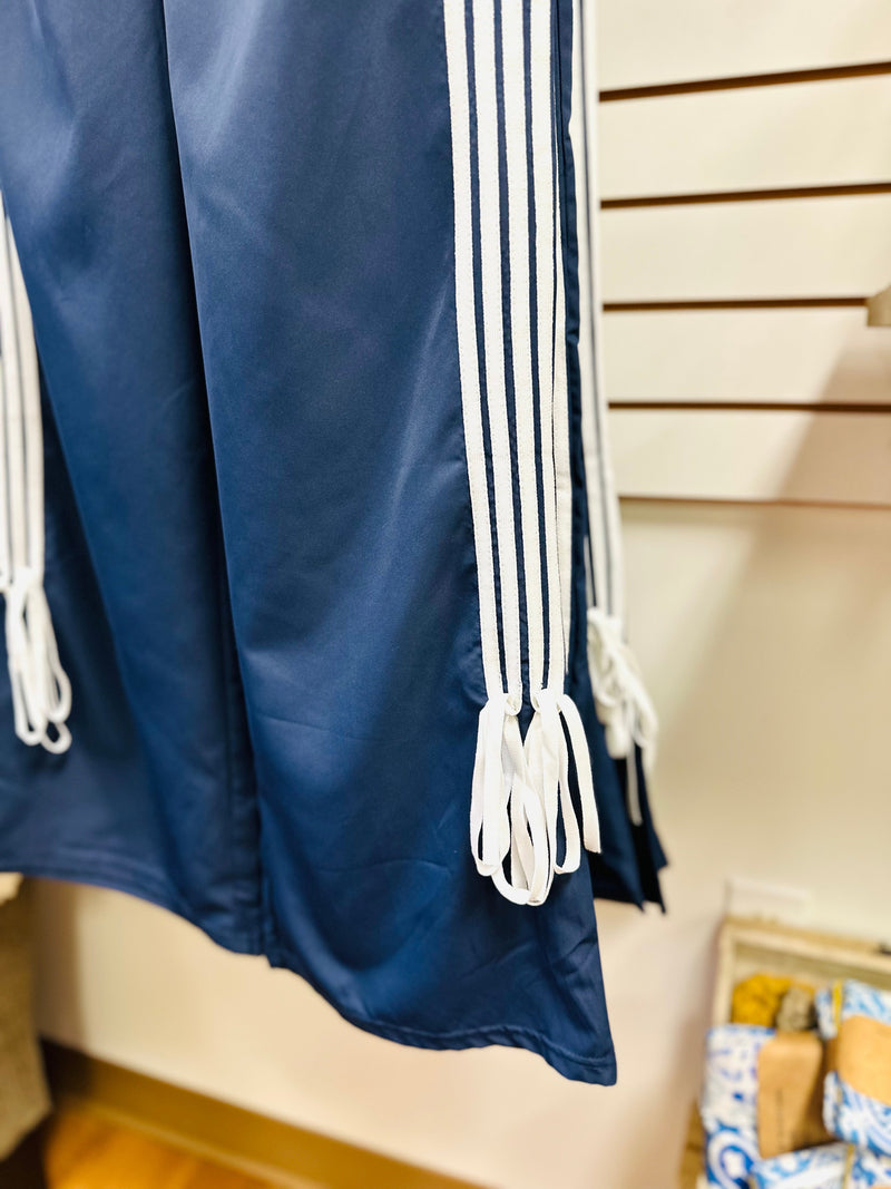 Navy Stripe Track Pants | Alex Very J