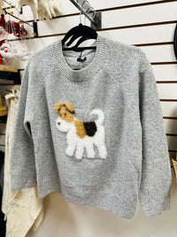 Heather Grey Dog Sweater Dreamers