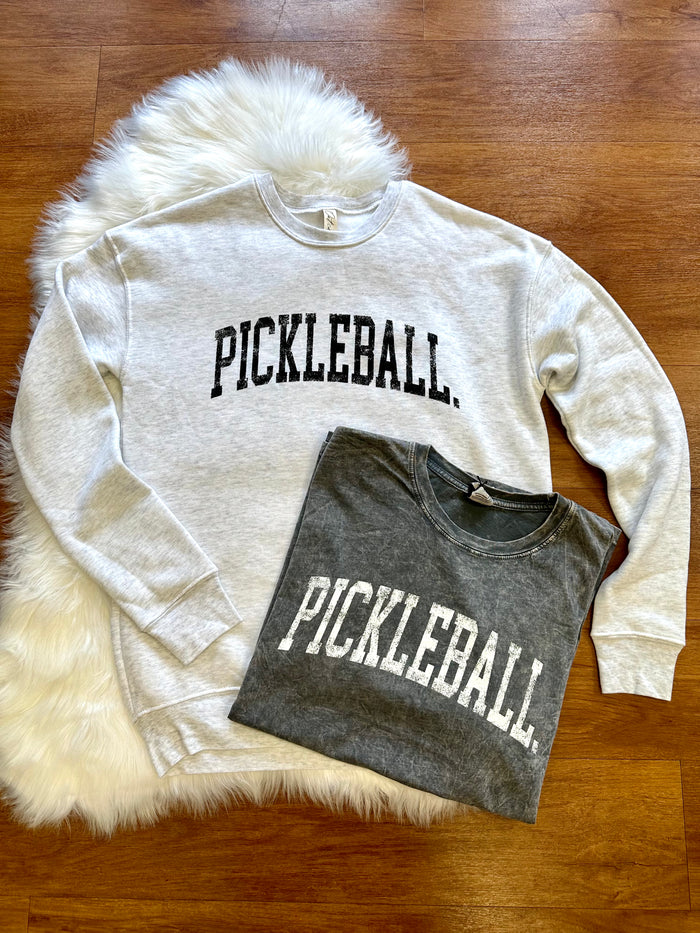 Pickleball Graphic Sweatshirt | Boutique Elise oat collective