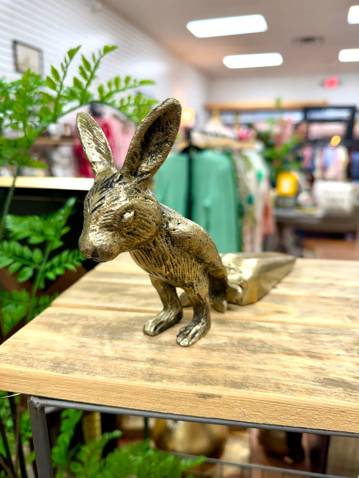 Gold Rabbit Door Stop PD Home & Gift