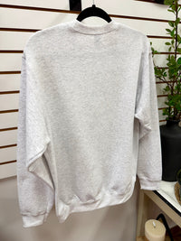 Book Worm Crewneck Graphic Sweatshirt Pressed