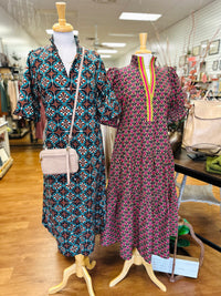 Black and Pink Print Maxi Dress | Danni Entro