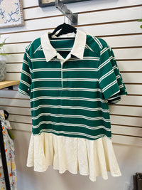Green Stripe Rugby Dress | Rory Very J