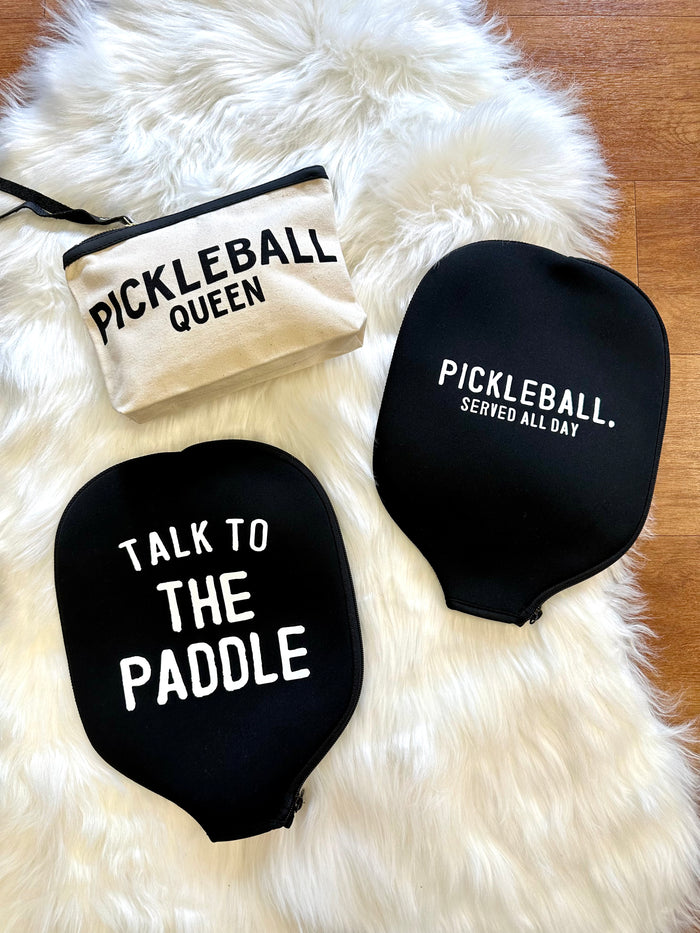 Pickleball Paddle Cover | Boutique Elise Santa Barbara Design Studio