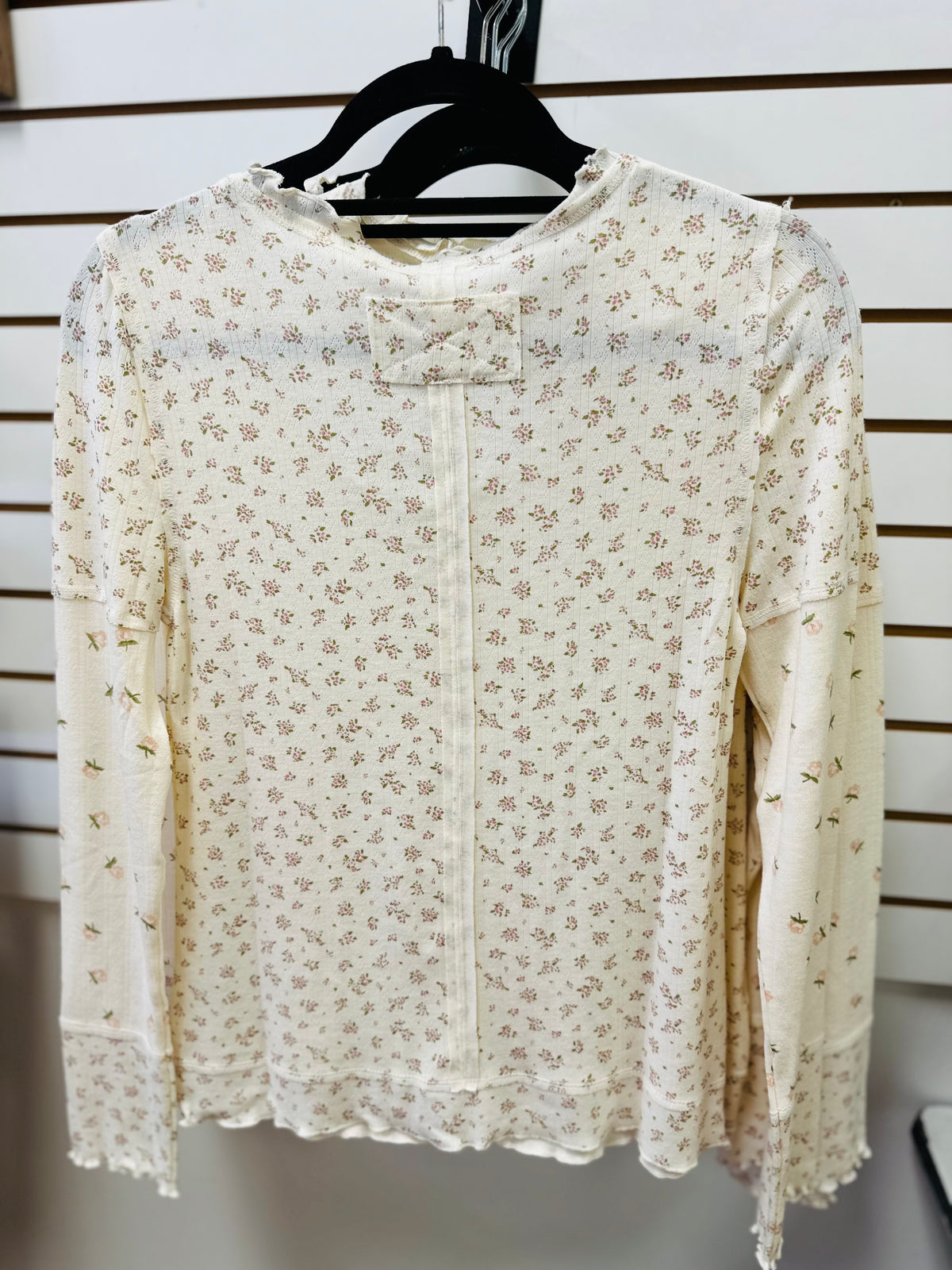 Pink Mini Floral Print Long Sleeve | Maggie Very J
