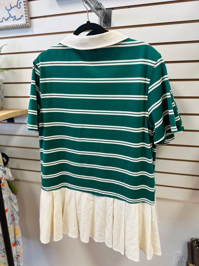 Green Stripe Rugby Dress | Rory Very J