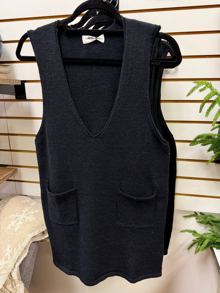 Black Sweater Shirt Dress | Shannon Hyfve