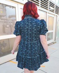 Blue Floral Mini Dress | Boutique Elise | Jean Entro