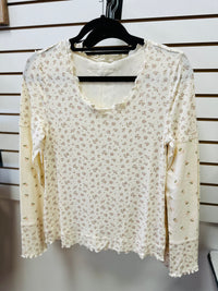 Pink Mini Floral Print Long Sleeve | Maggie Very J
