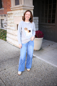 Heather Grey Dog Sweater Dreamers