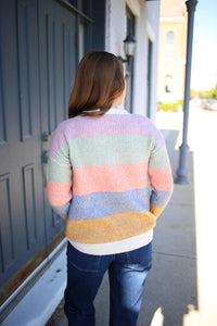 Bright Stripe Soft Sweater | Boutique Elise | Amelia Staccato