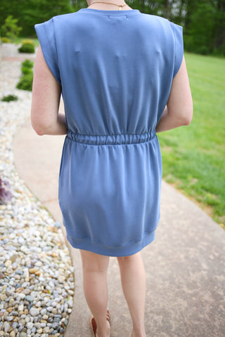 Light Blue Athleisure Dress | Lillian Gilli