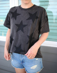 Star Print Graphic Tee Hyfve
