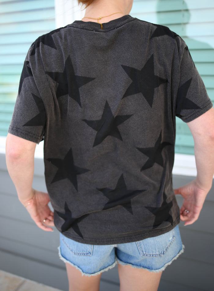 Star Print Graphic Tee Hyfve