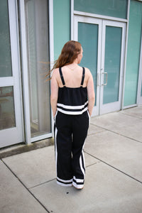Black and White Stripe Tank Top | Megan Entro