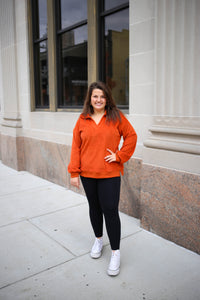 Copper Corduroy Pullover Top | Boutique Elise | Kimberly Staccato