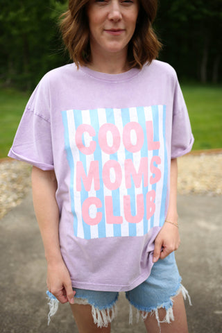 Mineral Wash Cool Moms Club Graphic Tee zutter