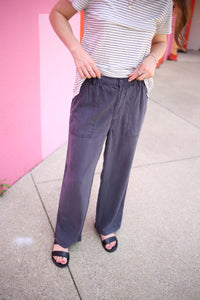 womens charcoal pant