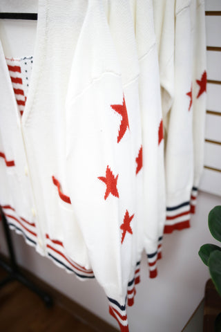 Off White American Stars Cardigan | Rory EESome