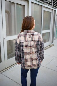 Black and Brown Plaid Flannel Top | Boutique Elise | Blake Very J