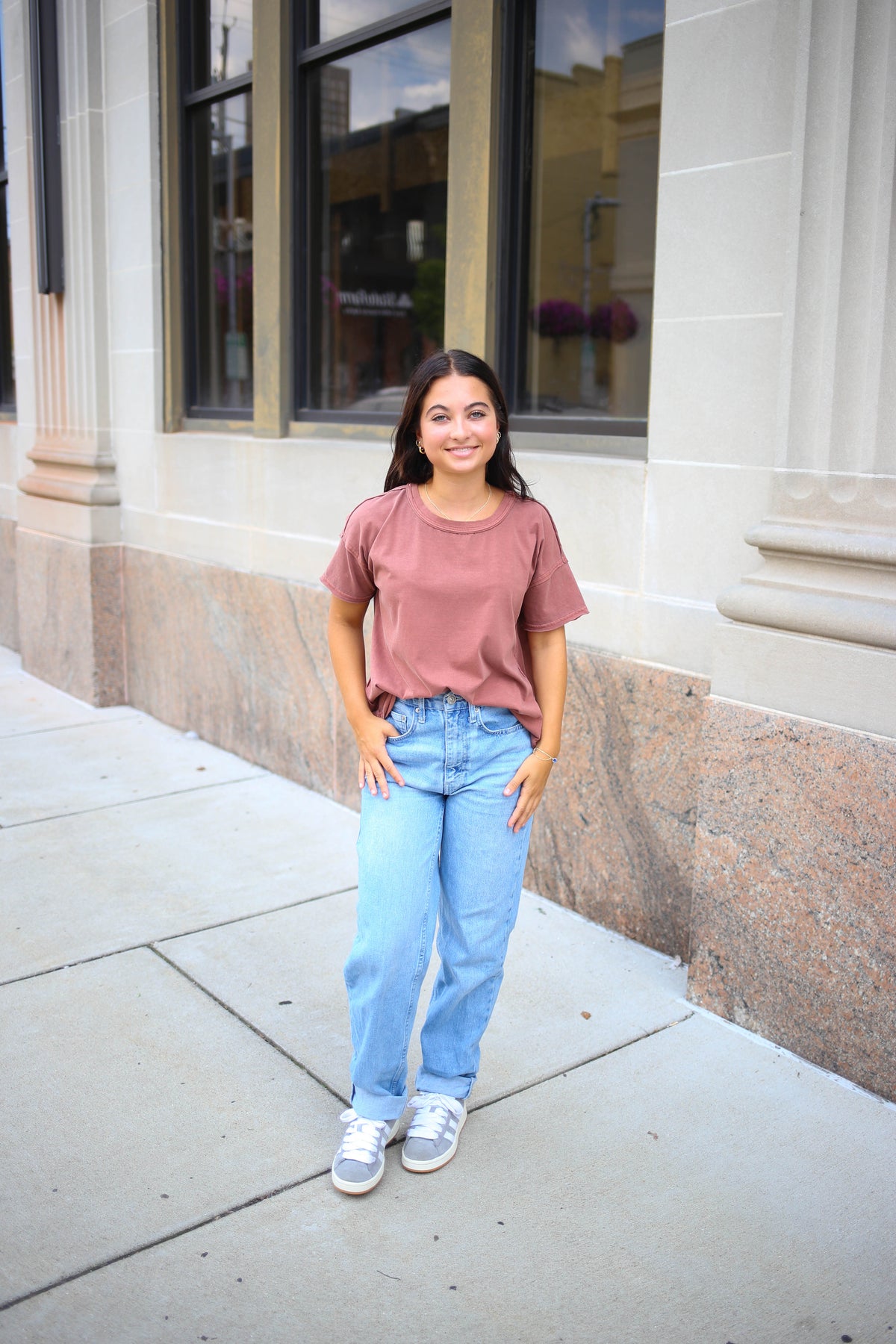 Terracotta Short Sleeve Tee | Jade Blu Pepper