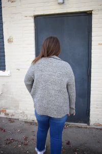 Charcoal Button-Down Shacket | Boutique Elise | Taylor Staccato
