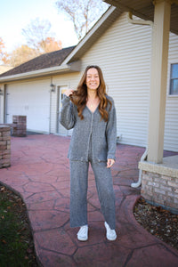 Dark Charcoal Lounge Pants | Boutique Elise | Jane Very J