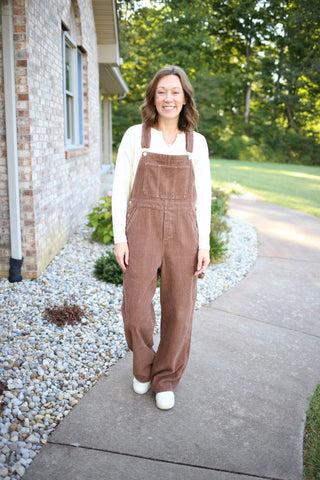 Brown Corduroy Overalls | Carrie Hyfve