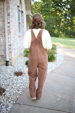 Brown Corduroy Overalls | Carrie Hyfve