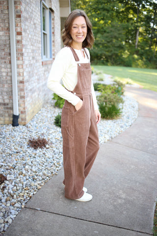 Brown Corduroy Overalls | Carrie Hyfve