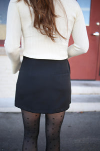 Black Pocketed Skort | Boutique Elise | Greta