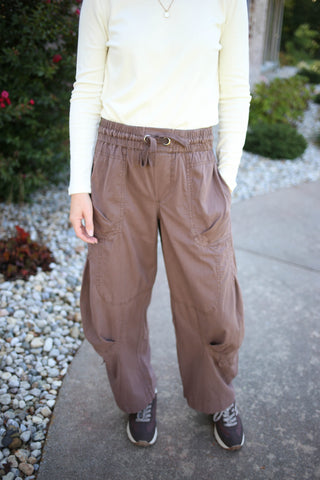 Mineral Wash Cropped Cargo Pant | Kendall Dottie