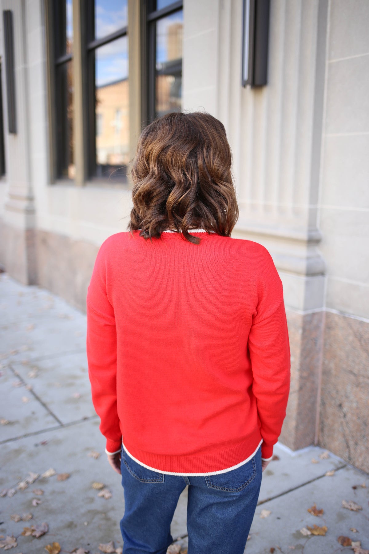 Red Christmas Tree Sweater | Crissy Jodifl