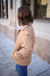 Camel Puffer Barn Jacket | Jill Hyfve