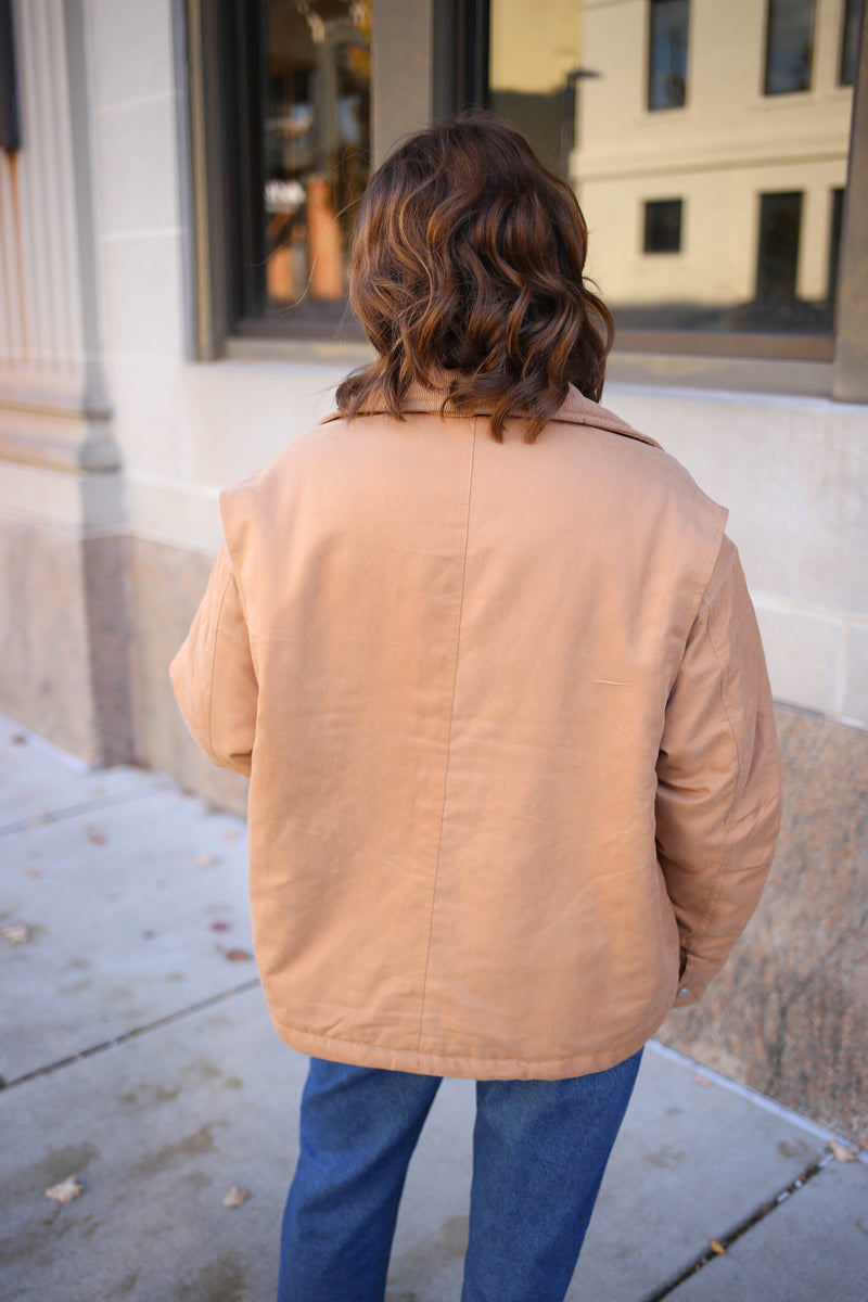 Camel Puffer Barn Jacket | Jill Hyfve