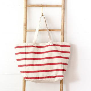 Cotton Stripe Beach Bag PD Home & Gift