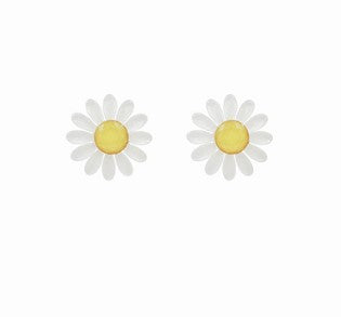 Daisy Earrings with Gitter Detail | Boutique Elise Golden Stella