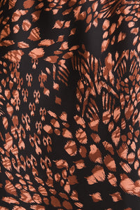 Black and Brown Abstract Print Tank Top | Makenna Gilli