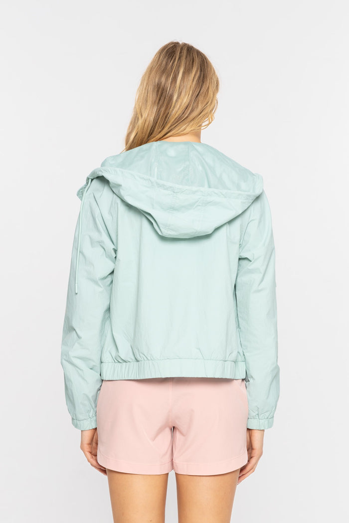 Surf Spray Green Active Jacket | Boutique Elise | Gabby Mono b