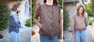 New outfits for fall 2026, vests, button-down tops, stripe tops