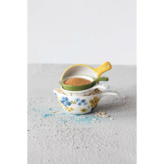 Floral Measuring Cups Creative Co-Op